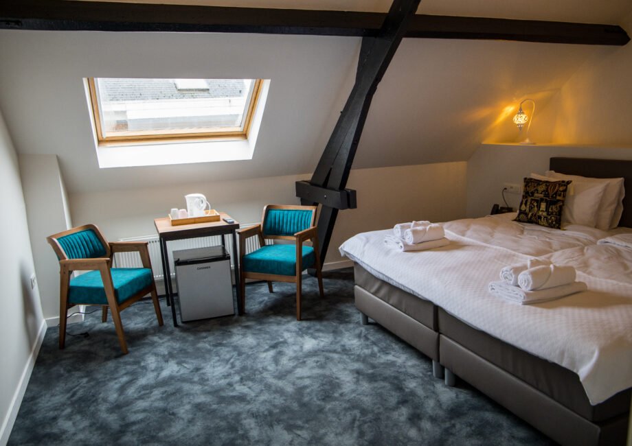 Comfortabele hotelkamer met airco bij GUZY Hotel Lier