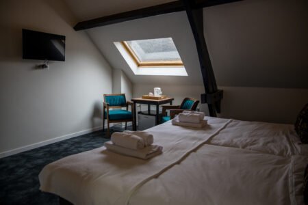 Comfortabele hotelkamer met airco bij GUZY Hotel Lier